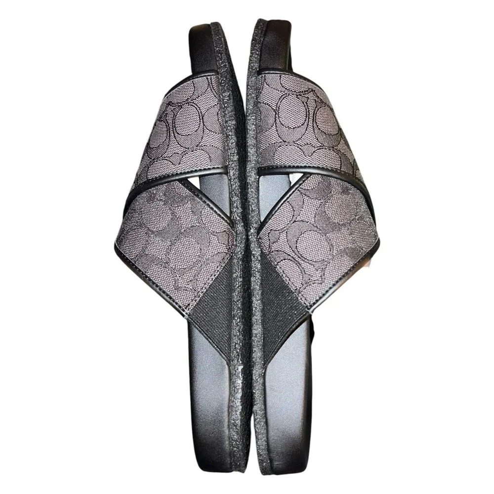 Coach Men’s Crossover Sandal Charcoal/Black CA158 CQ/BK 11002151JAX Sz 13 EU 47